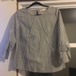 Grey Linen Blouse purchased from boutique